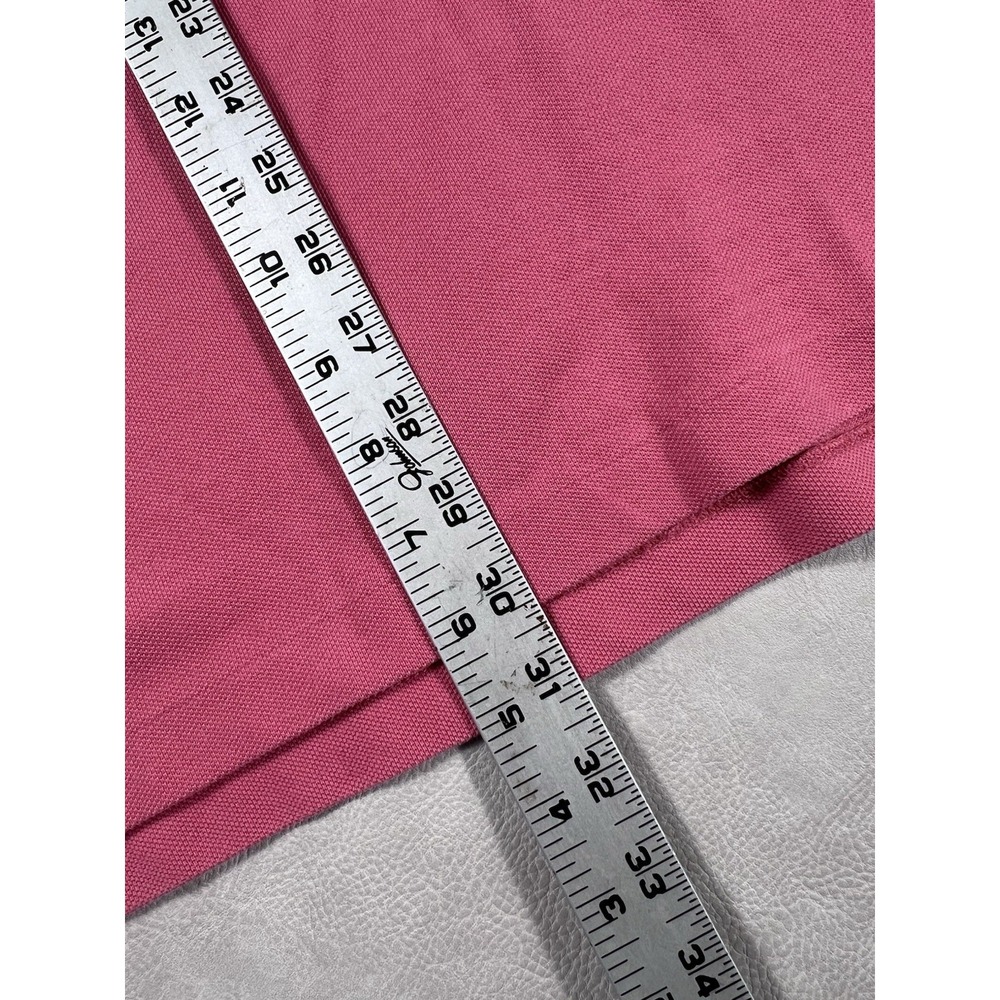 Polo Ralph Lauren Shirt Size Large Classic Fit Collared Pink Button Up Polo - Picture 7 of 7